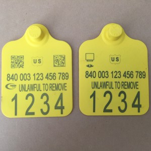 Cattle Tags 300x300 Laser Mark Sample